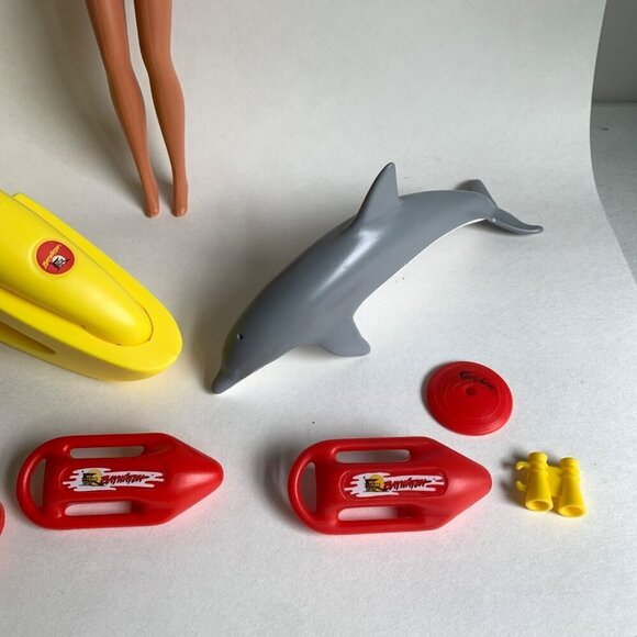 Mattel Barbie Baywatch Doll With WaveRunner Dolphin & Accessories - Picture 3 of 6